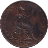 1827 HALF PENNY ( GVF )
