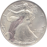 2000 AMERICAN EAGLE SILVER DOLLAR 1 OZ FINE SILVER USA
