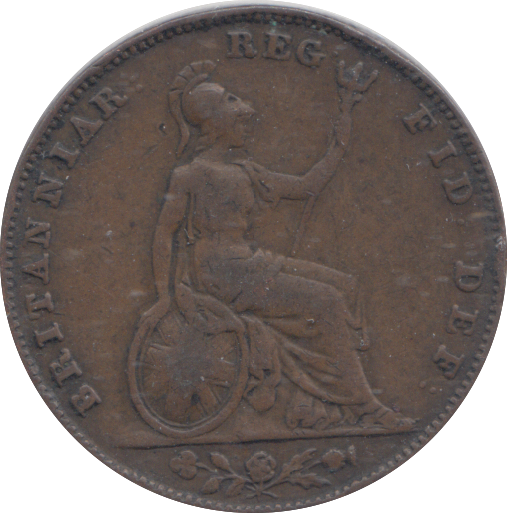 1847 FARTHING ( FINE )