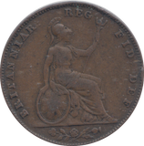 1847 FARTHING ( FINE )
