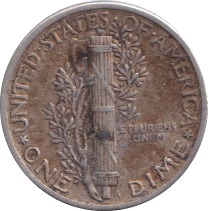 1941 SILVER DIME USA