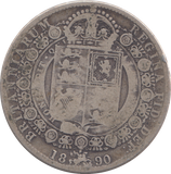 1890 HALFCROWN ( FINE )