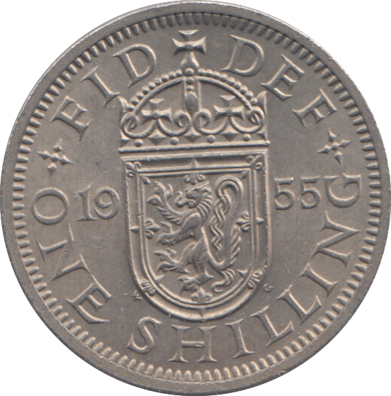 1955 SCOTTISH SHILLING ( UNC )