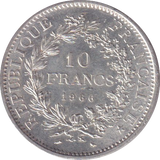 1966 SILVER 10 FRANC FRANCE