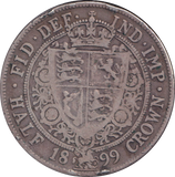 1899 HALFCROWN ( FINE )