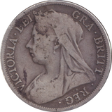1896 HALF CROWN ( NF )