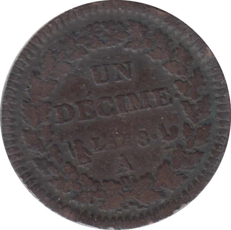 1800 FRANCE 1 DECIME