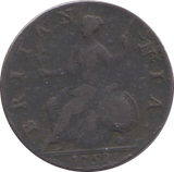 1752 HALFPENNY ( GF )