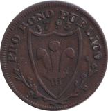 1793 FARTHING TOKEN NORTH WALES