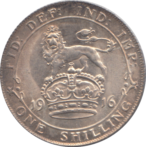1916 SHILLING ( AUNC )