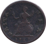 1737 FARTHING ( FINE )