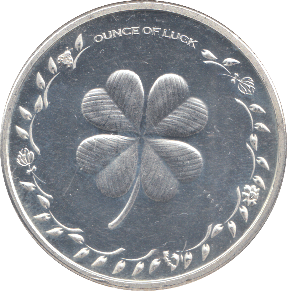 2018 SILVER 1oz LUCKY FOUR LEAF MEDAL