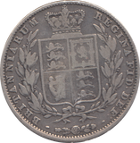 1849 HALFCROWN ( GF )