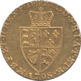 1798 GOLD ONE GUINEA ( EF )