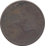 1839 HALF PENNY ISLE OF MAN