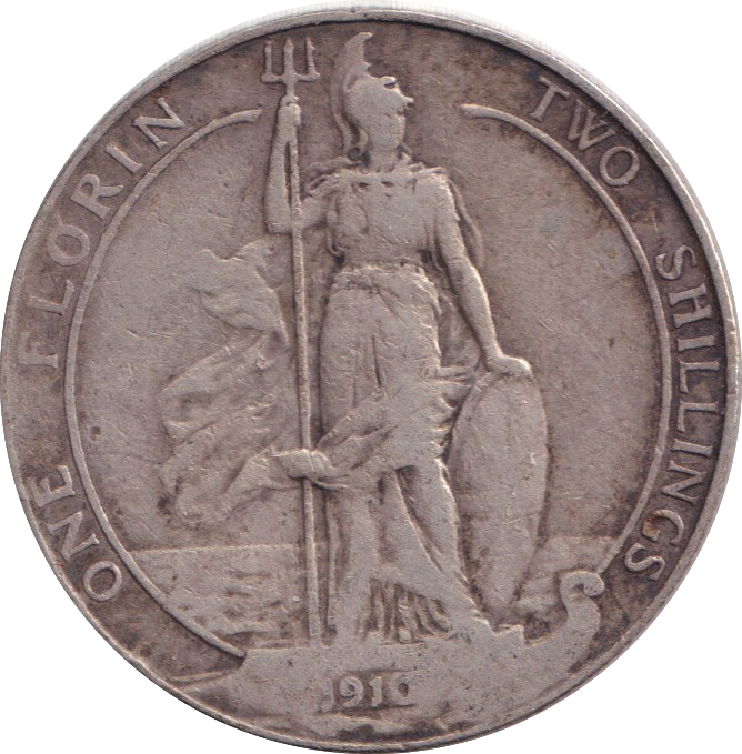 1910 FLORIN ( FINE )