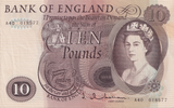 TEN POUNDS BANKNOTE HOLLOM £10 REF-104