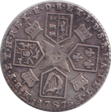 1787 SIXPENCE ( GVF )