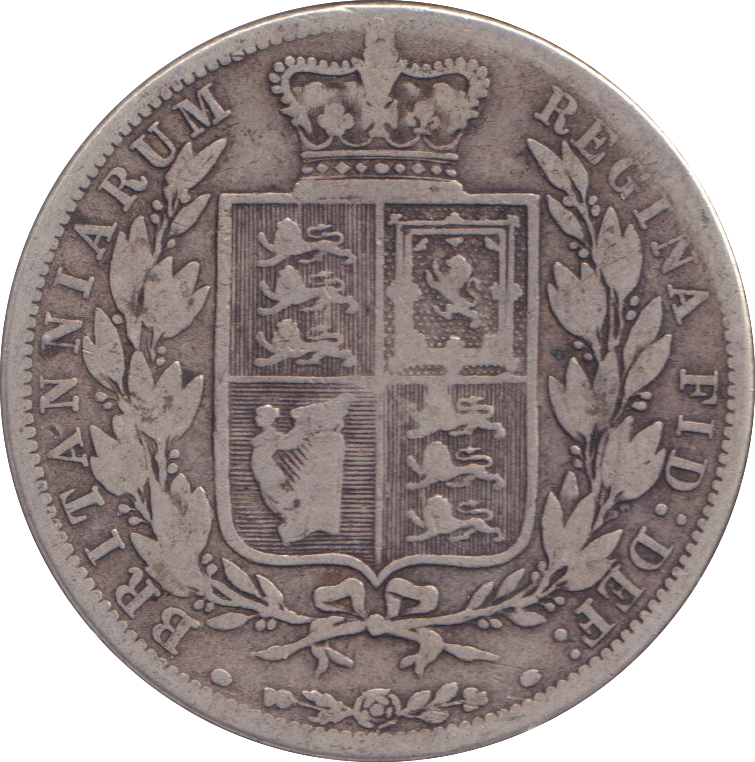 1882 HALFCROWN ( FINE )