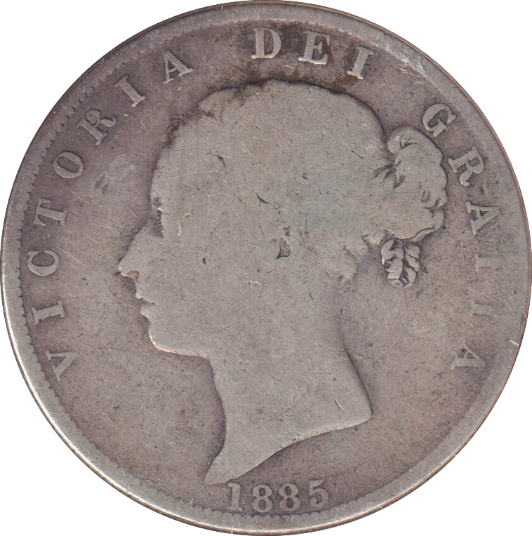 1885 HALFCROWN ( FINE ) 1
