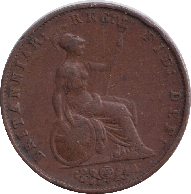 1853 HALFPENNY ( GF )