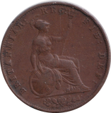 1853 HALFPENNY ( GF )