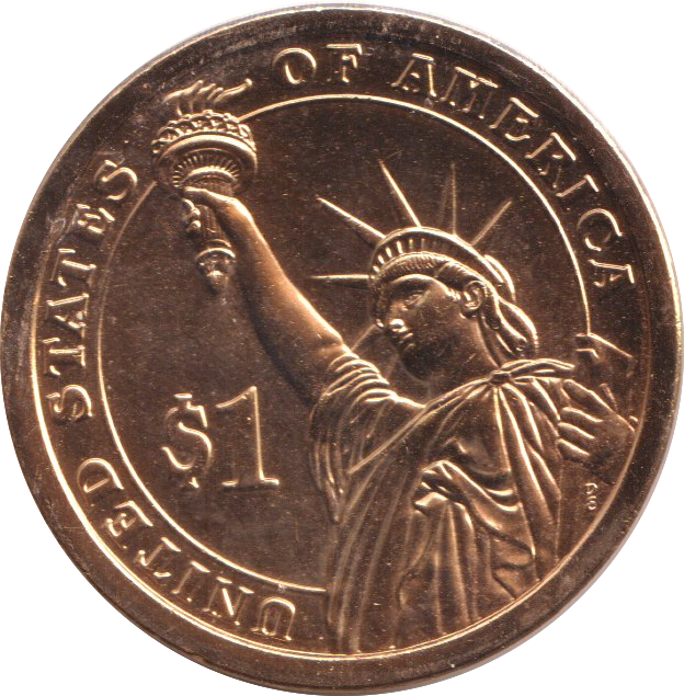 2015 BENJAMIN HARRISON DOLLAR USA