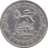 1915 SIXPENCE ( EF )
