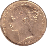 1865 GOLD SOVEREIGN ( GVF )