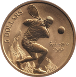 2000 OLYMPIC 5 DOLLARS AUSTRALIA