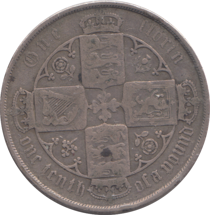 1884 FLORIN ( FINE )