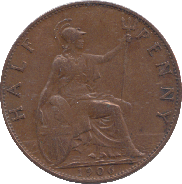 1906 HALFPENNY ( VF )