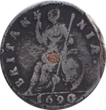 1690 FARTHING ( FINE )