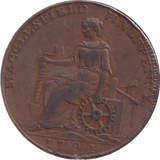 1792 HALF PENNY TOKEN MACCLESFIELD