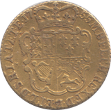 1755 GOLD HALF GUINEA ( VF )