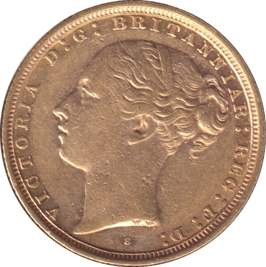 1887 GOLD SOVEREIGN ( GVF ) SYDNEY MINT
