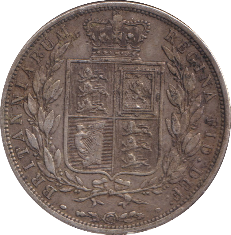 1883 HALFCROWN ( EF )