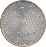 1972 SILVER WEST GERMANY 10 MARK OLYMPIC