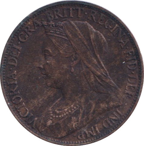 1896 FARTHING ( VF )