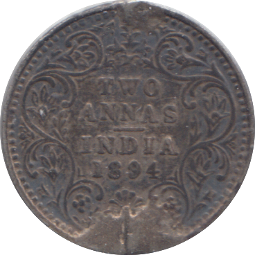 1894 INDIA TWO ANNAS
