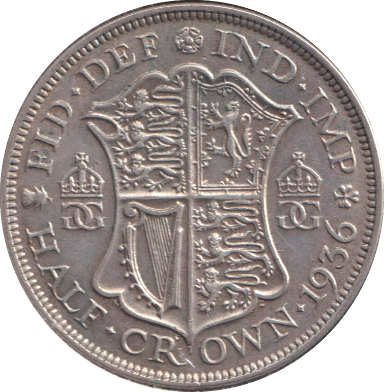 1936 HALFCROWN ( VF )