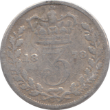 1878 THREEPENCE ( FINE )