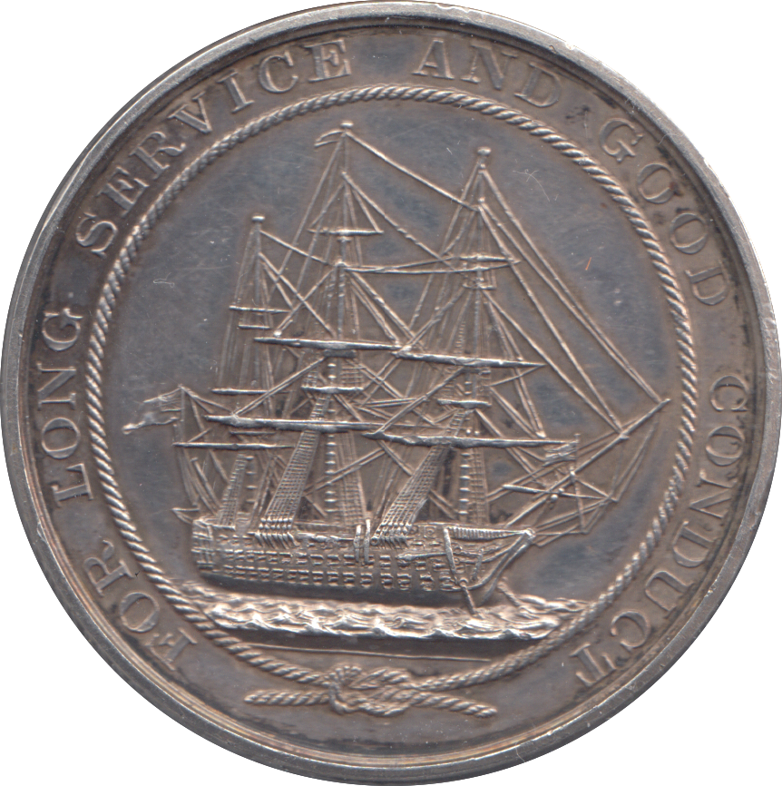 1899 SILVER ROYAL NAVY MEDALLION