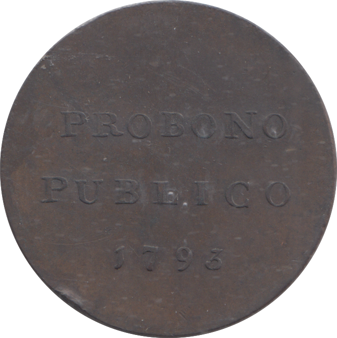1793 SUDBURY HALFPENNY TOKEN