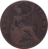 1901 HALFPENNY ( NF )