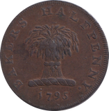1795 HALF PENNY TOKEN BAKERS