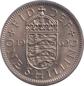 1962 ENGLISH SHILLING ( UNC )