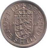 1962 ENGLISH SHILLING ( UNC )