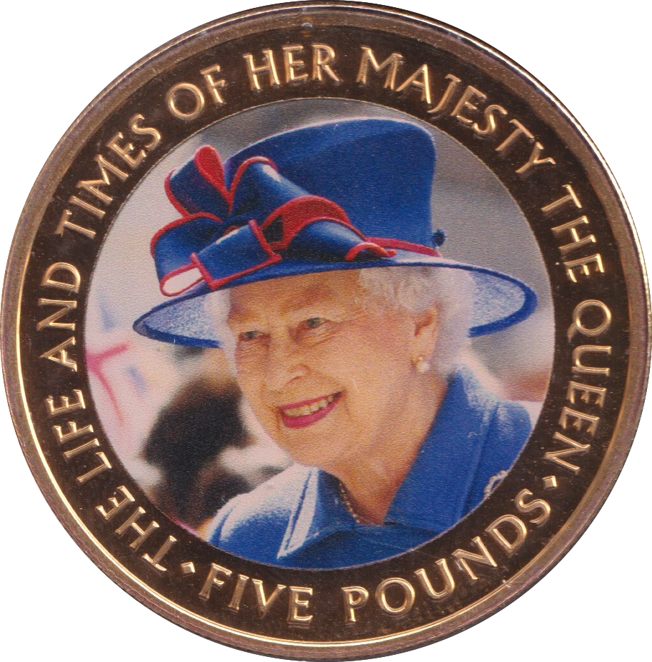 2016 THE LIFE AND TIMES OF HER MAJESTY THE QUEEN FIVE POUNDS TRISTAN DE CUNHA