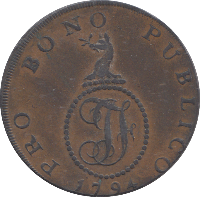 1794 HAVERHIL HALFPENNY TOKEN